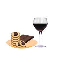 Combinação com chocolate Combinação com chocolate