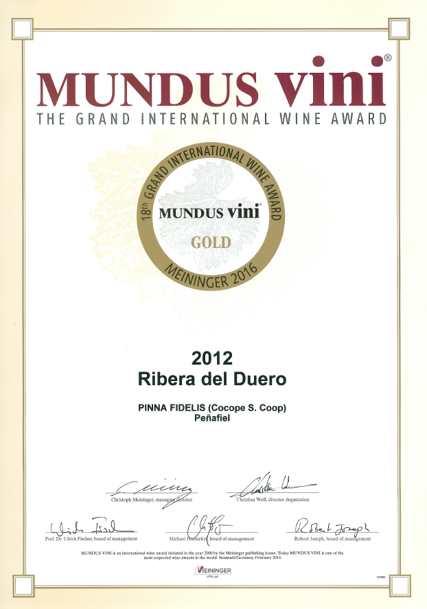 Prêmio Mundus Vini 2012